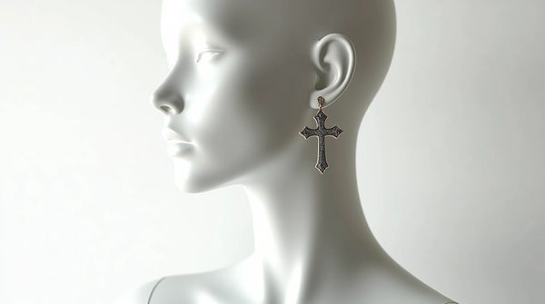 Découvrez les boucles d'oreille croix homme tendance et abordables