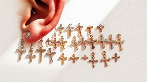 Top 10 des boucles d'oreille croix homme stylées à petit prix
